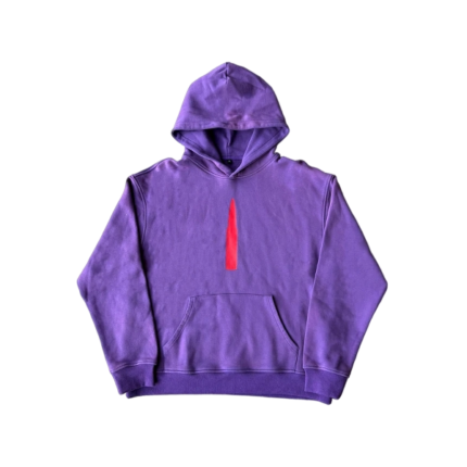 Peace in War Bullet Hoodie in purple featuring a bold graphic design