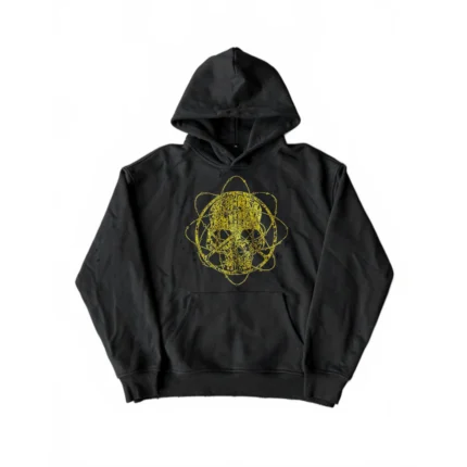 Peace in War Atom Hoodie featuring a unique graphic design