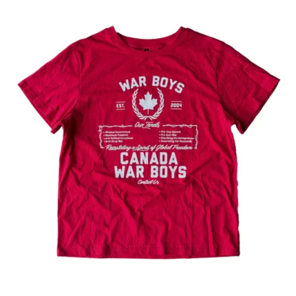 Peace in war “canada” t-shirt