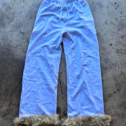 Peaceinwar “Pearl” Grey & “Onyx” Black Detachable Fur Sweats.