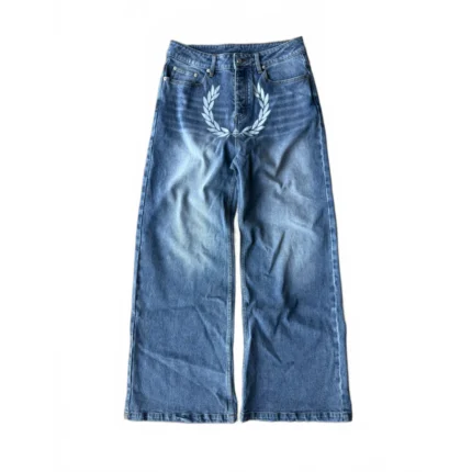 Peace in war “crest” denim